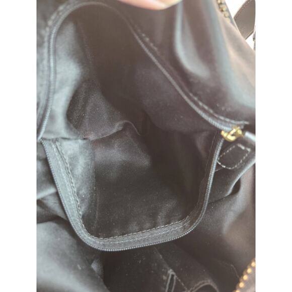 Coach Purse G0768-11438 BLEECKER Signature Series Leather Canvas Bucket Bag - Picture 12 of 16